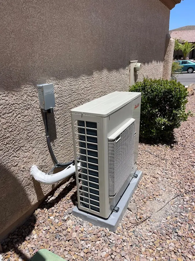 Residential air conditioning condenser unit in Green Valley